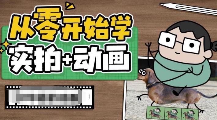 从零开始学实拍加动画，实拍加动画创意教程（49节视频课）-唐人网创