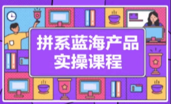 拼系冷门蓝海产品实操课程，从注册店铺到选品上架到流量维护环环相扣-唐人网创